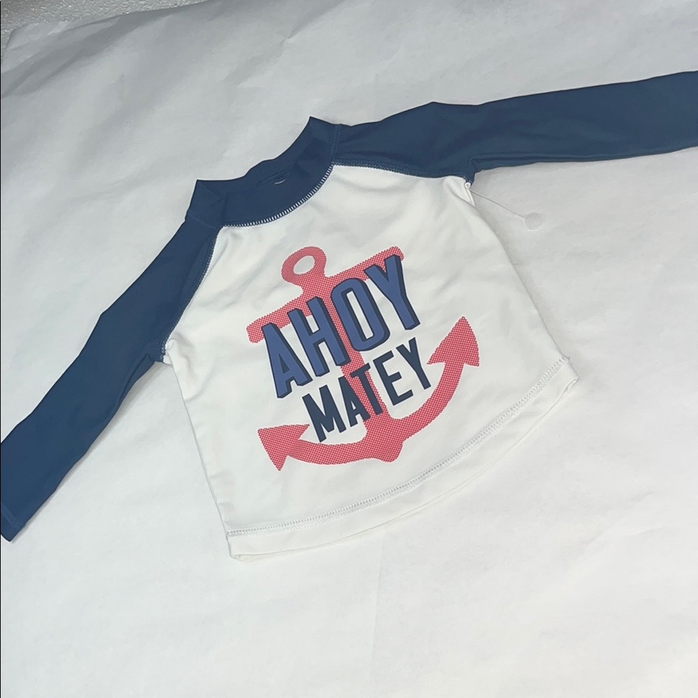 Carter's Navy and White Baby Shirt
